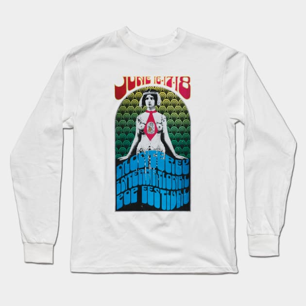 Monterey International Pop Festival 1967 Long Sleeve T-Shirt by Rebus28